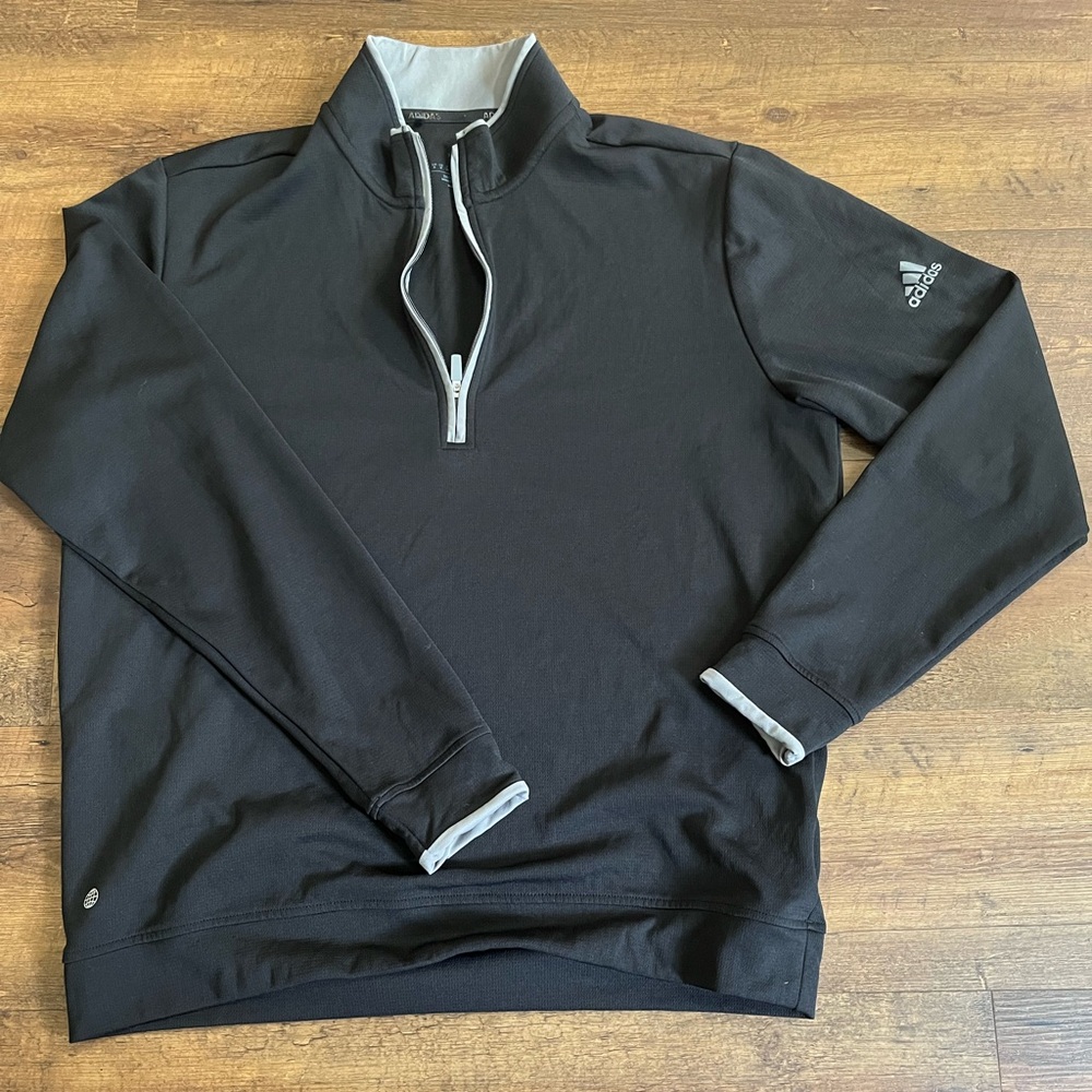 Adidas men’s quarter zip pullover size medium